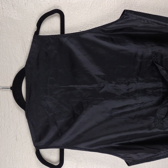 Looney Tunes Vintage 90's Tasmanian Devil Black Suede Leather Snap Front Vest - Picture 9 of 11